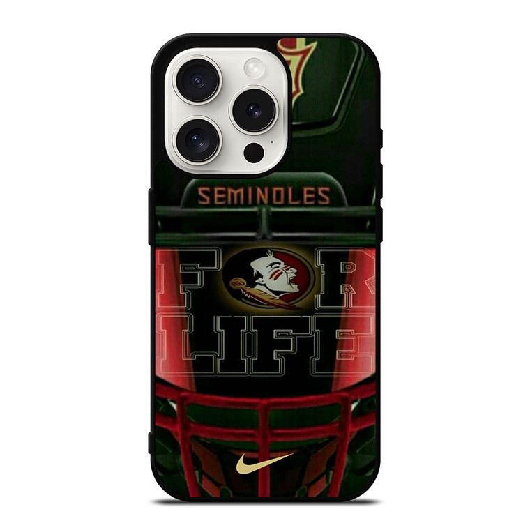 FLORIDA STATES FSU FOR LIFE iPhone 15 Pro Case Cover