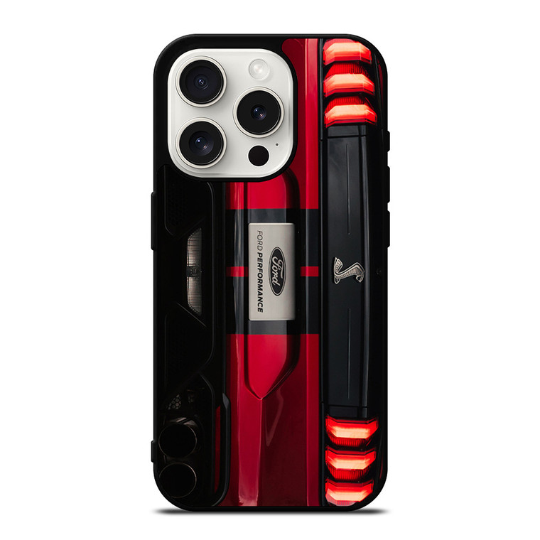 FORD MUSTANG SHELBY BACK VIEW iPhone 15 Pro Case Cover