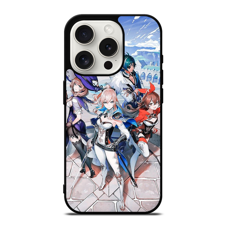 GAME CHARACTERS OF GENSHIN IMPACT iPhone 15 Pro Case Cover