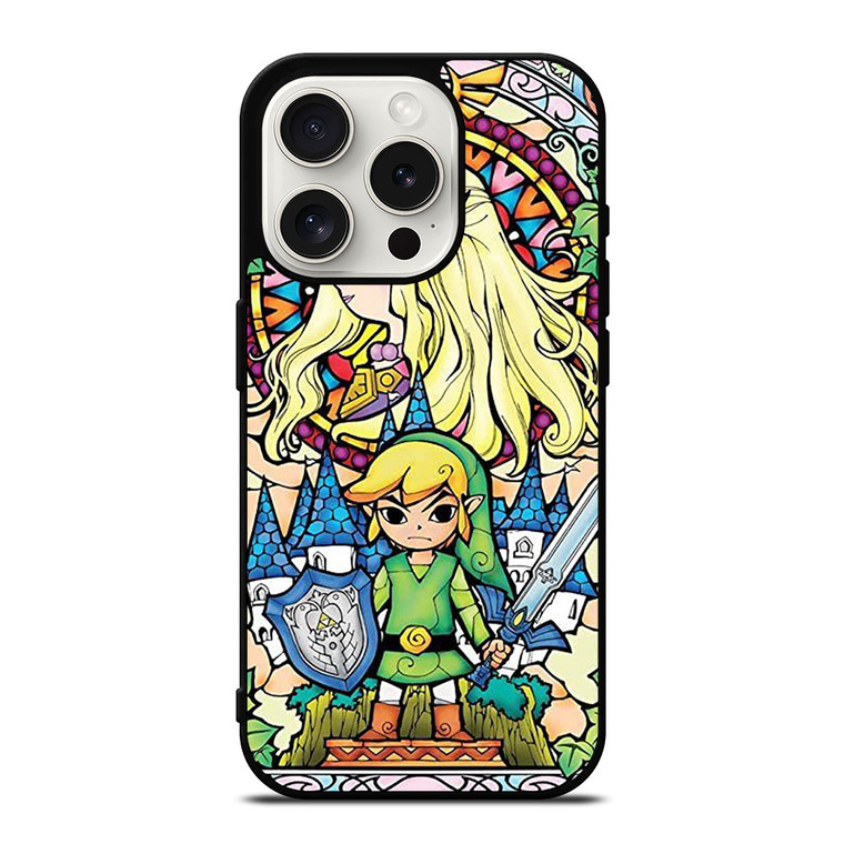 GAMES LEGEND OF ZELDA GLASS ART iPhone 15 Pro Case Cover