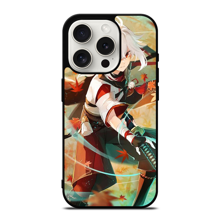 GENSHIN IMPACT GAME KAEDEHARA KAZUHA iPhone 15 Pro Case Cover