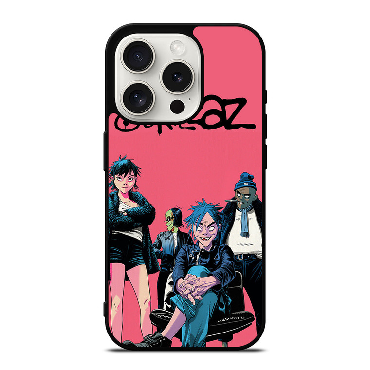 GORILLAZ BAND CARTOON iPhone 15 Pro Case Cover