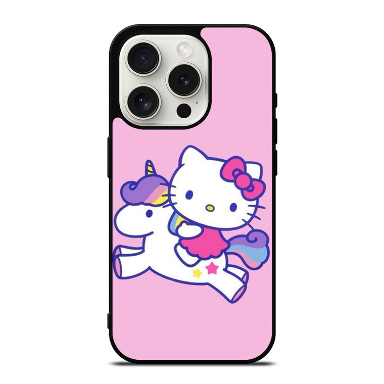 HELLO KITTY UNICORN iPhone 15 Pro Case Cover