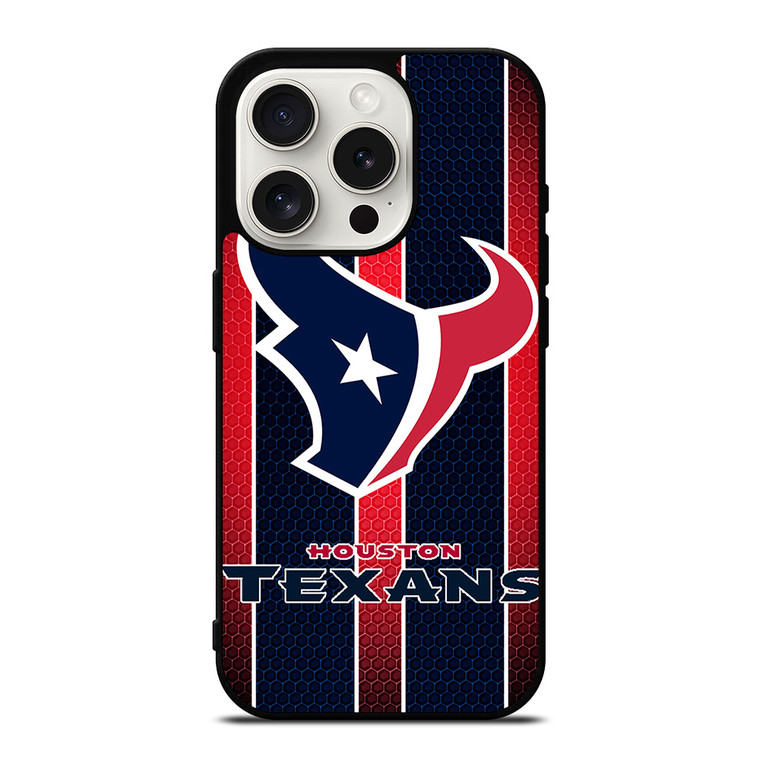 HOUSTON TEXANS STRIPE LOGO iPhone 15 Pro Case Cover