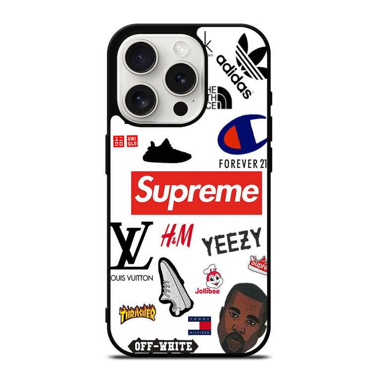 HYPEBEAST BRAND COLLAGE iPhone 15 Pro Case Cover