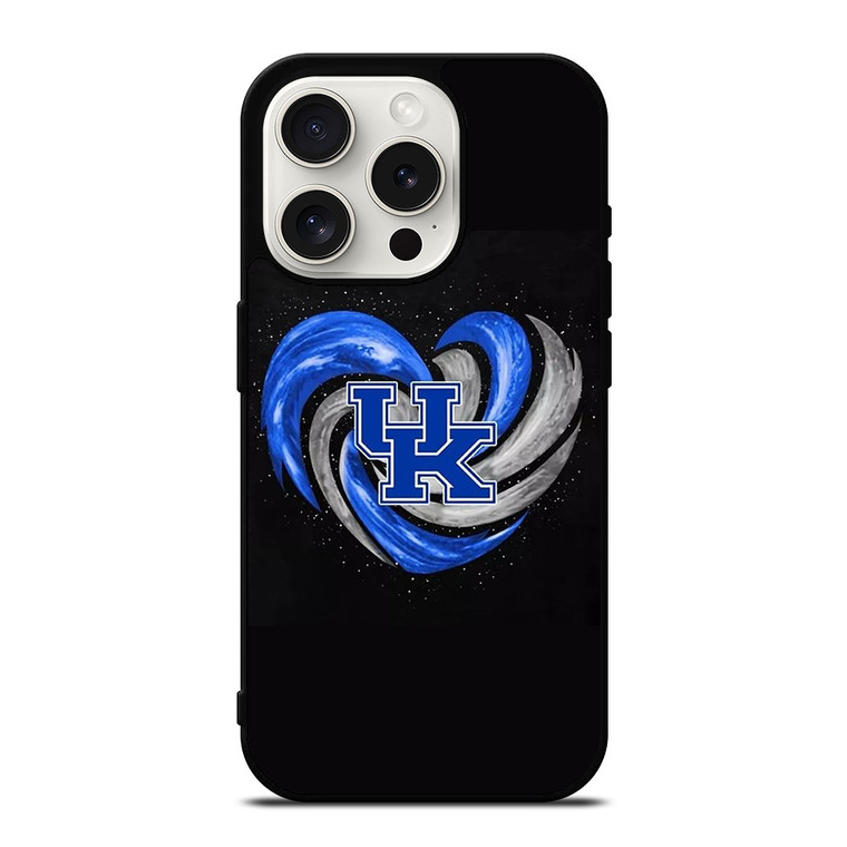 I LOVE KENTUCKY WILDCATS iPhone 15 Pro Case Cover