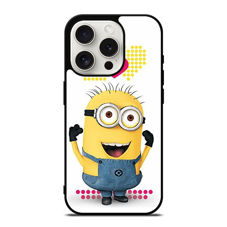 I LOVE MINION iPhone 15 Pro Case Cover