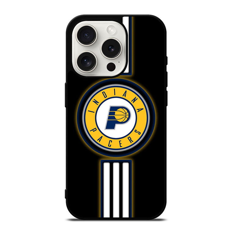 INDIANA PACERS STRIPE LOGO iPhone 15 Pro Case Cover