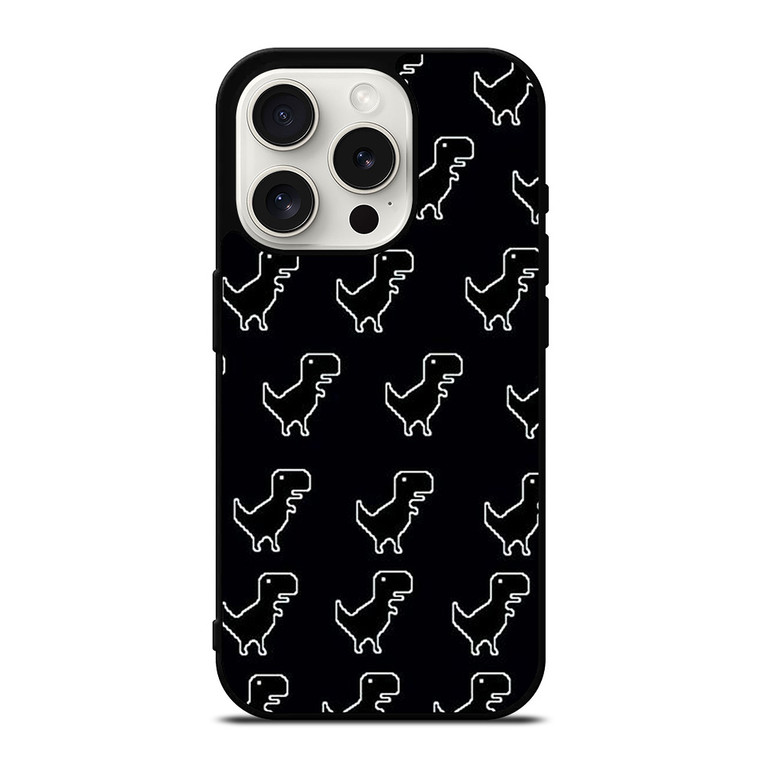 INTERNET ERROR DINOSAUR PATTERN iPhone 15 Pro Case Cover