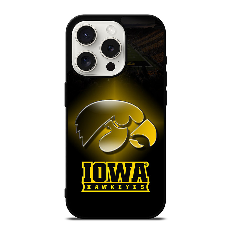 IOWA HAWKEYES NFL FOOTBALL iPhone 15 Pro Case Cover
