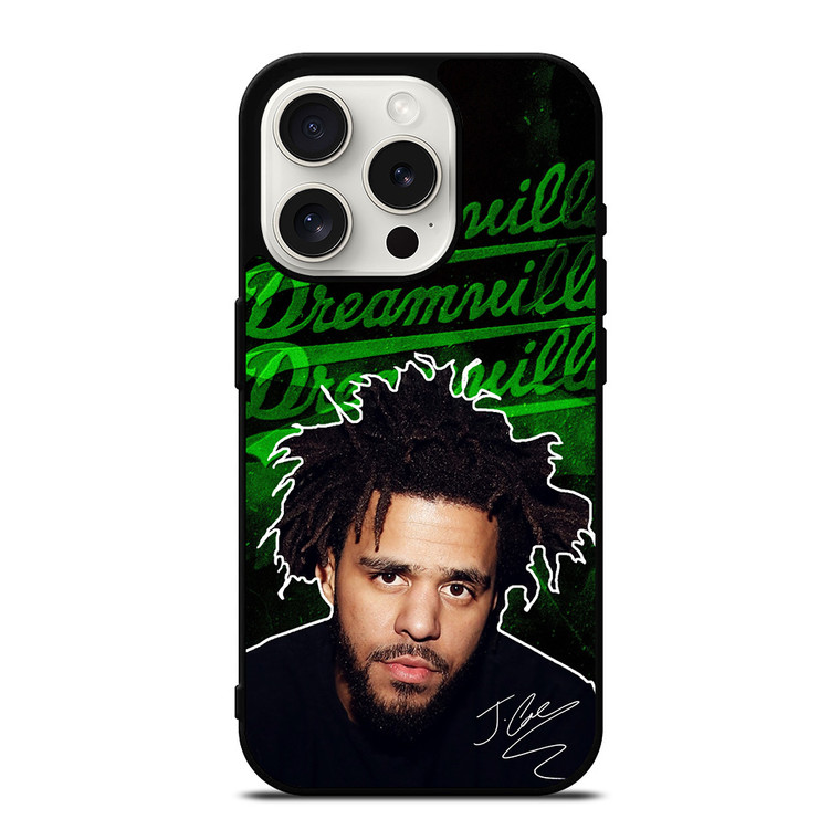 J COLE DREAMVILLE GREEN iPhone 15 Pro Case Cover