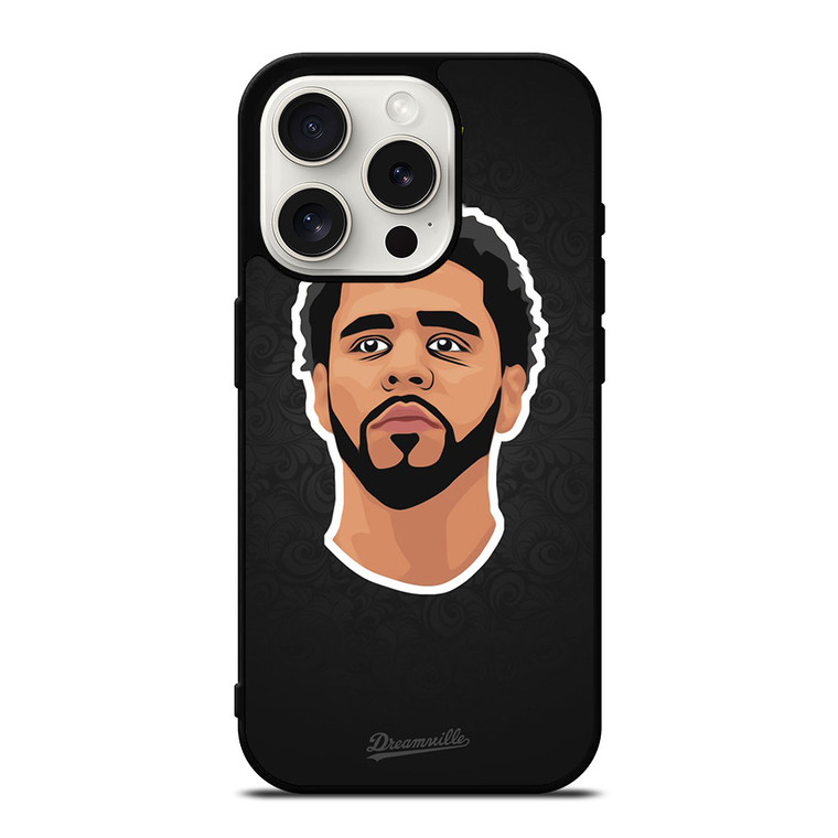 J COLE DREAMVILLE HIP HOP iPhone 15 Pro Case Cover