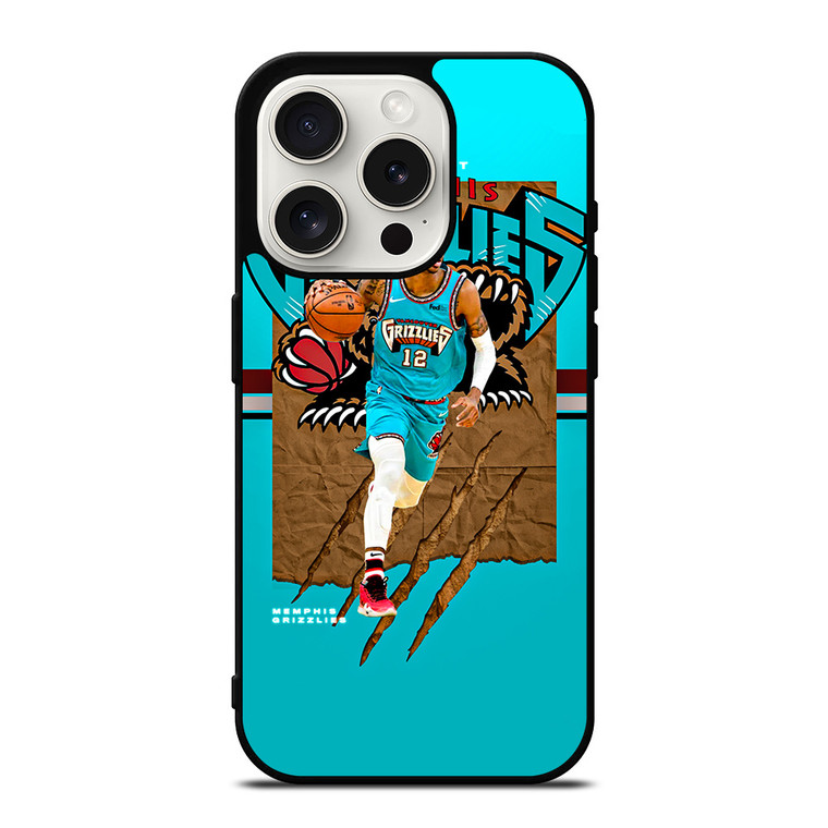 JA MORANT MEMPHIS GRIZZLIES NBA iPhone 15 Pro Case Cover