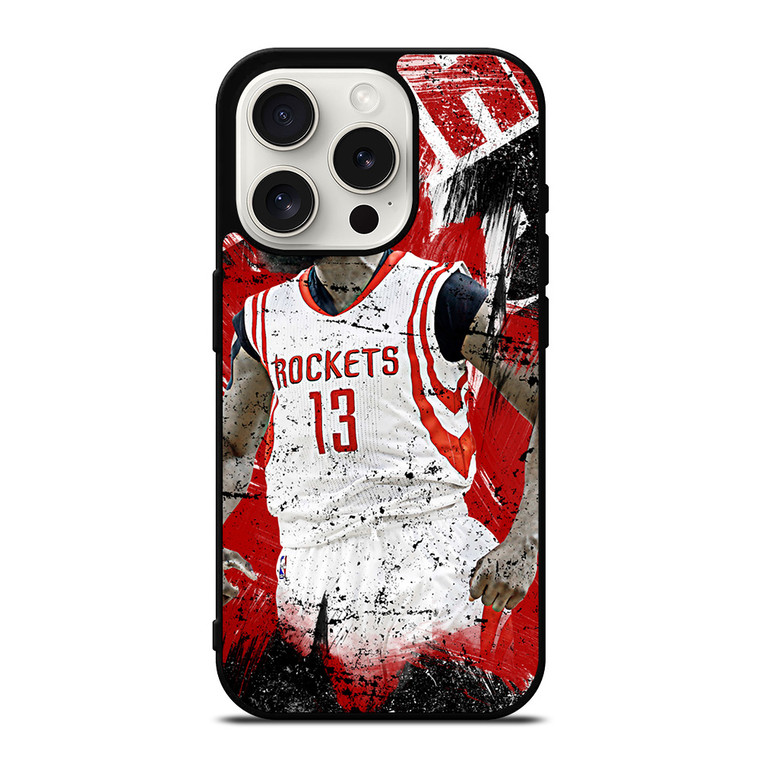 JAMES HARDEN ROCKETS ART iPhone 15 Pro Case Cover