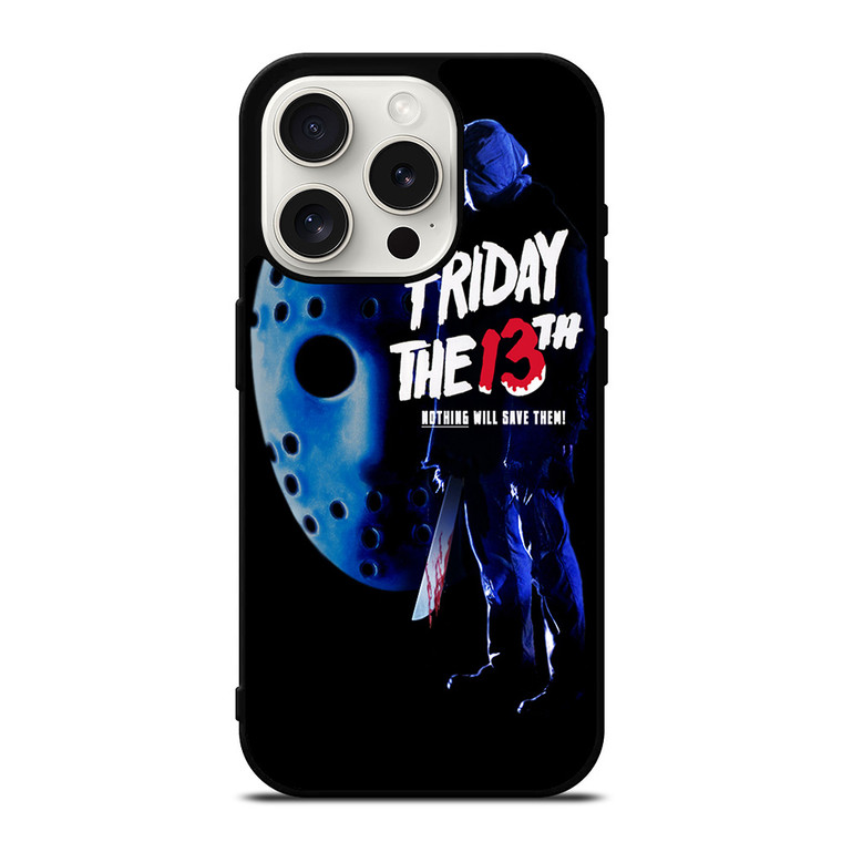 JASON FRIDAY THE 13TH POSTER iPhone 15 Pro Case Cover
