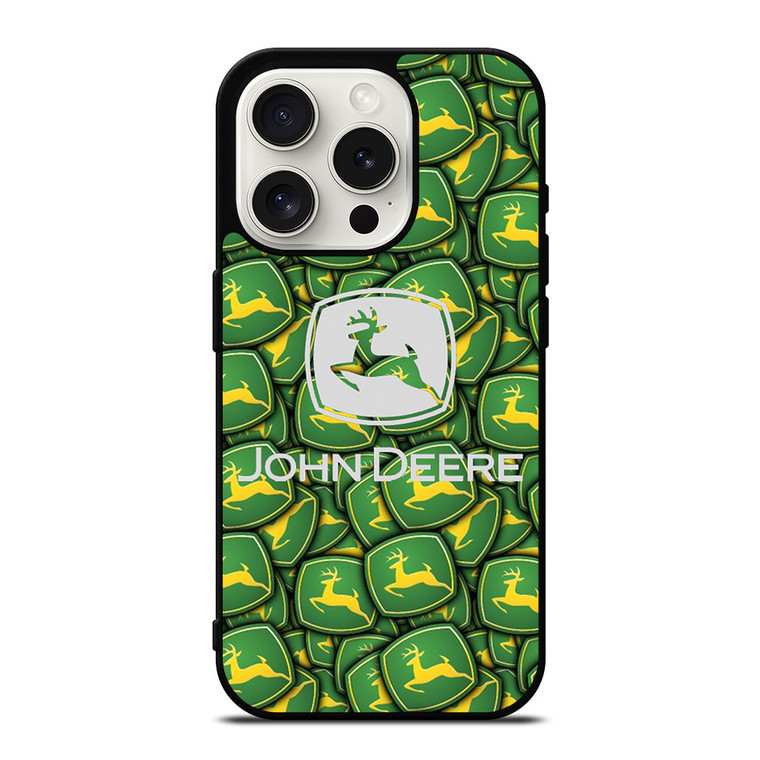 JOHN DEERE LOGO PATTERN 2 iPhone 15 Pro Case Cover