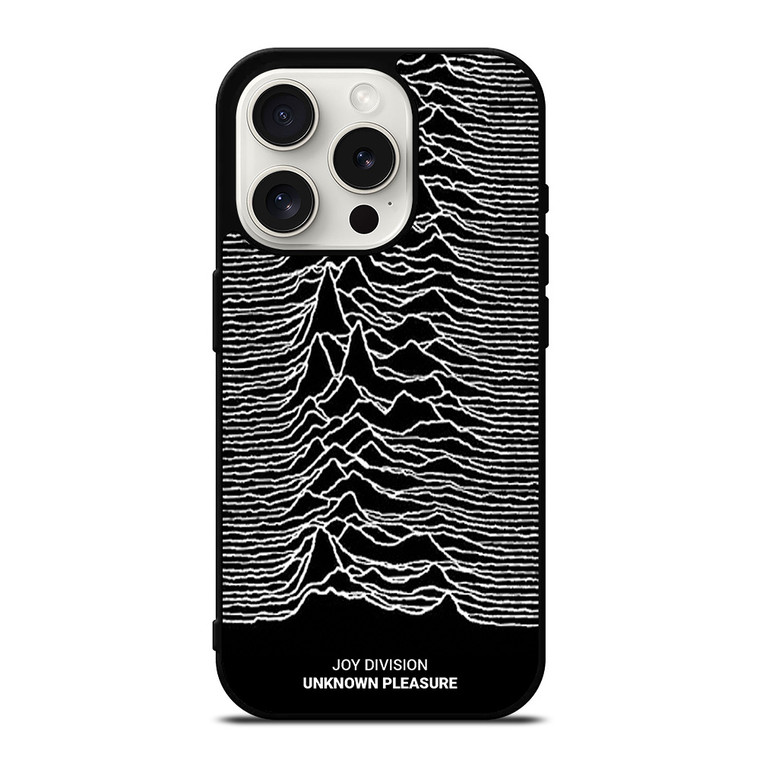 JOY DIVISION UNKNOWN PLEASURE PATTERN iPhone 15 Pro Case Cover