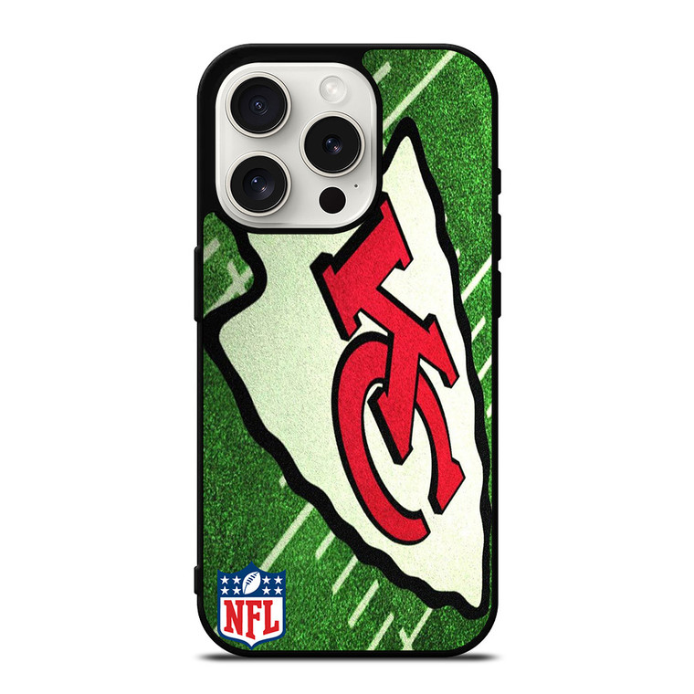 KANSAS CITY CHIEFS NFL FIELD iPhone 15 Pro Case Cover