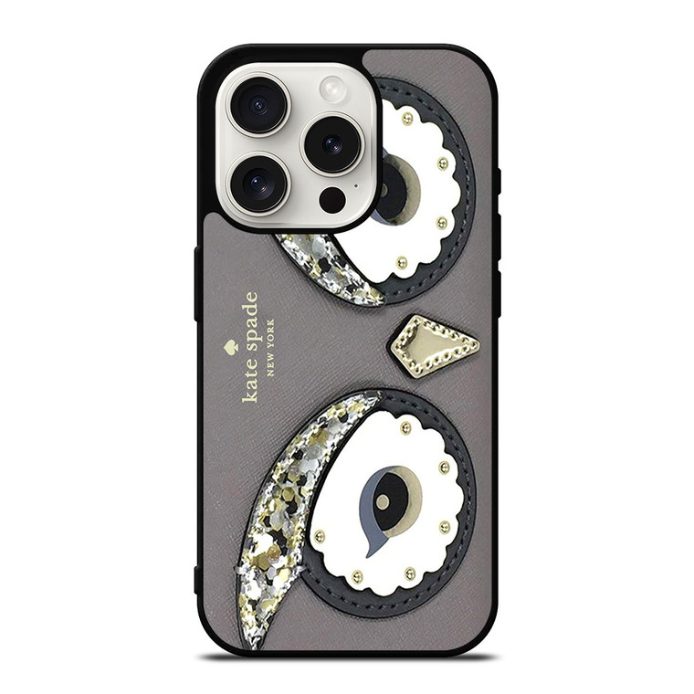 KATE SPADE OWL APPLIQUE iPhone 15 Pro Case Cover