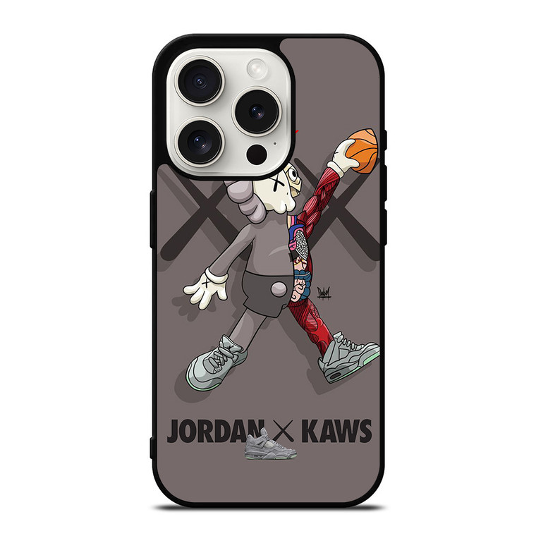 KAWS AIR JORDAN iPhone 15 Pro Case Cover