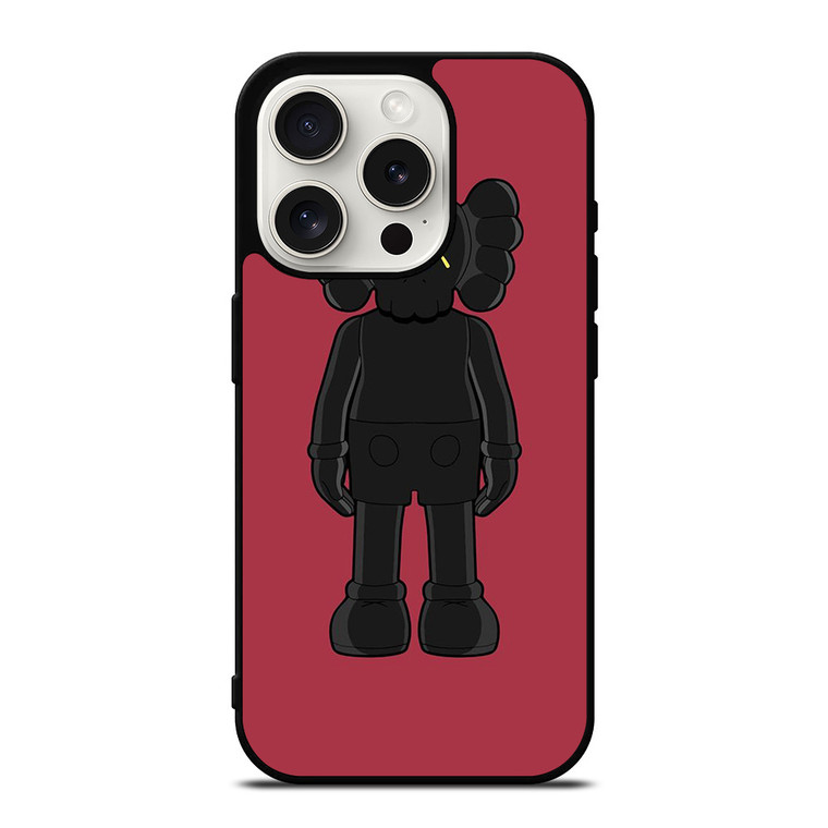 KAWS RED COMPANION iPhone 15 Pro Case Cover