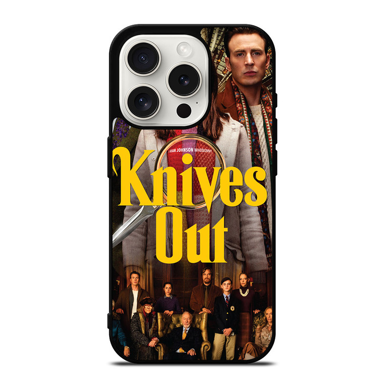 KNIVES OUT MOVIES POSTER iPhone 15 Pro Case Cover