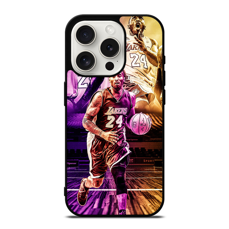 KOBE BRYANT LA LAKERS iPhone 15 Pro Case Cover