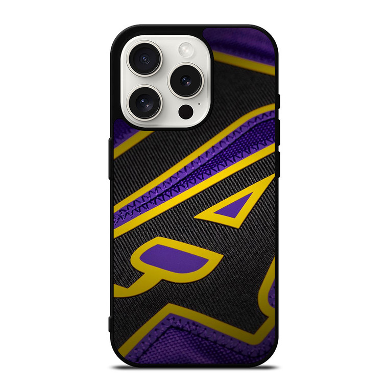 LA LAKERS LOGO JERSEY iPhone 15 Pro Case Cover