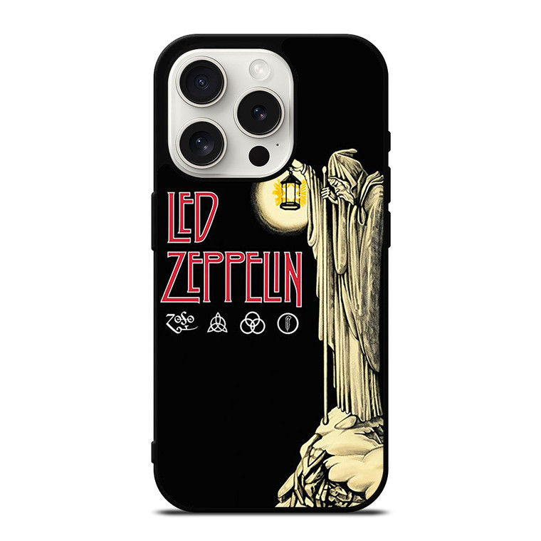 LED ZEPPELIN THE DARKNESS LOGO iPhone 15 Pro Case Cover