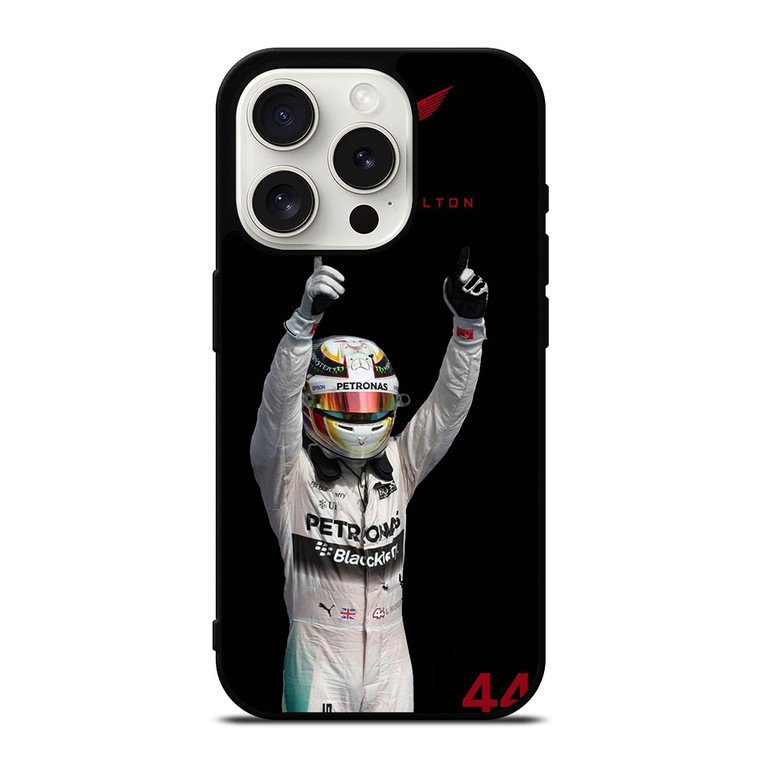 LEWIS HAMILTON MERCEDES F1 iPhone 15 Pro Case Cover