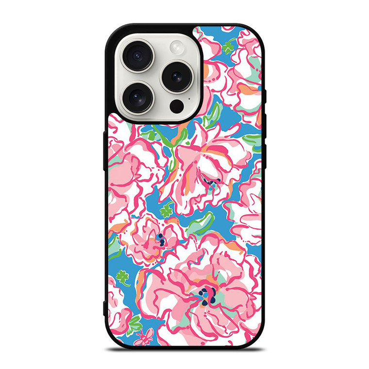 LILLY PULITZER FLOWER iPhone 15 Pro Case Cover