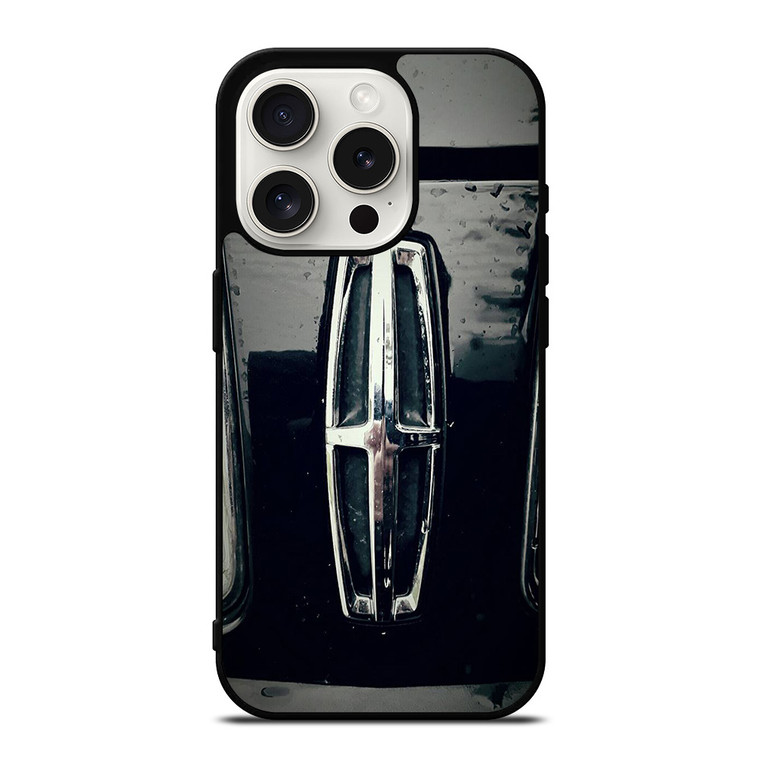 LINCOLN MOTOR METAL EMBLEM iPhone 15 Pro Case Cover LINCOLN MOTOR METAL EMBLEM iPhone 15 Pro Case Cover