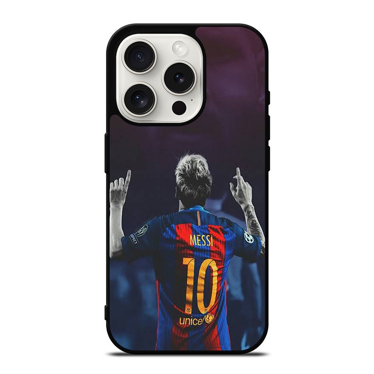 LIONEL MESSI BARCA iPhone 15 Pro Case Cover