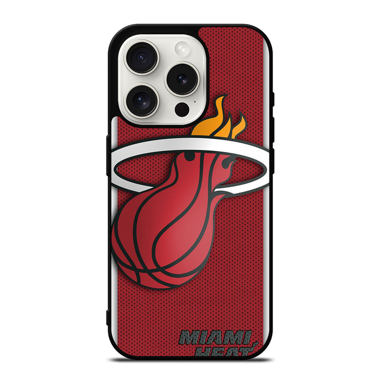 LOGO MIAMI HEAT BASKETBALL iPhone 15 Pro Case Cover