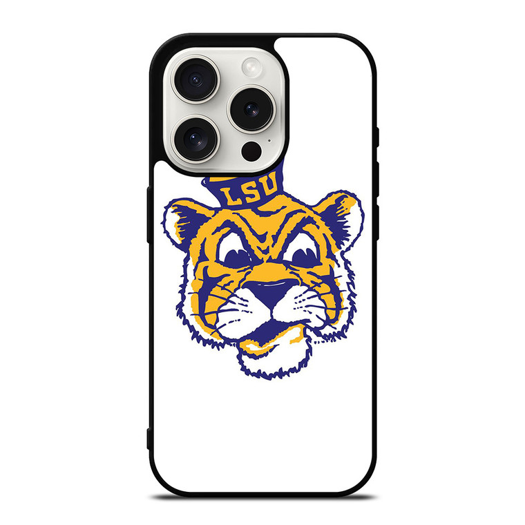 LSU TIGERS RETRO VINTAGE LOUISIANA STATE UNIVERSITY iPhone 15 Pro Case Cover