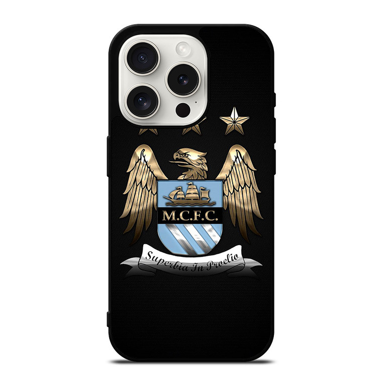 MANCHESTER CITY LOGO 2 iPhone 15 Pro Case Cover