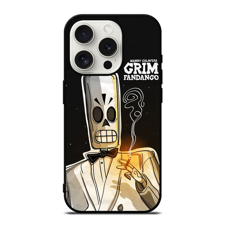 MANNY CALAVERA GRIM FANDANGO iPhone 15 Pro Case Cover