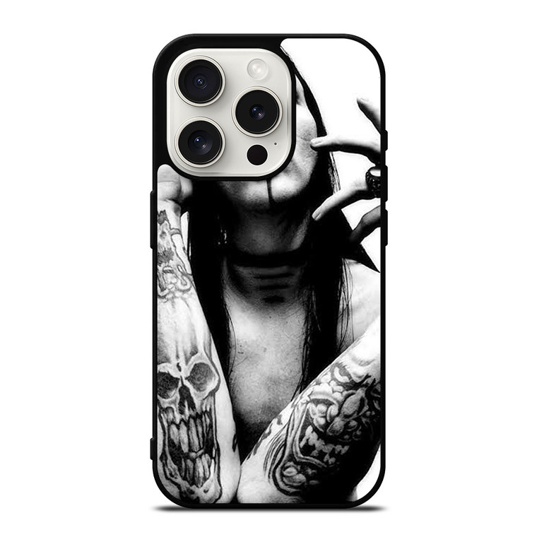 MARILYN MANSON TATTOO iPhone 15 Pro Case Cover