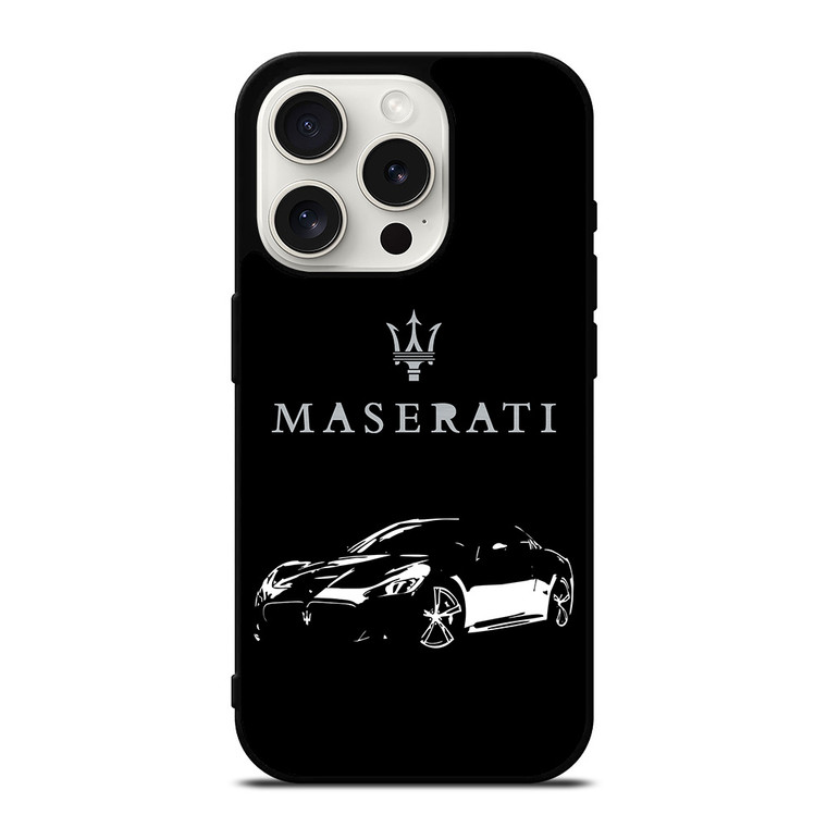 MASERATI LOGO ART iPhone 15 Pro Case Cover