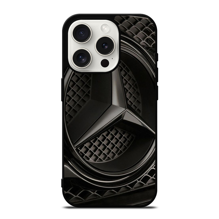 MERCEDES BENZ LOGO BLACK ICON iPhone 15 Pro Case Cover