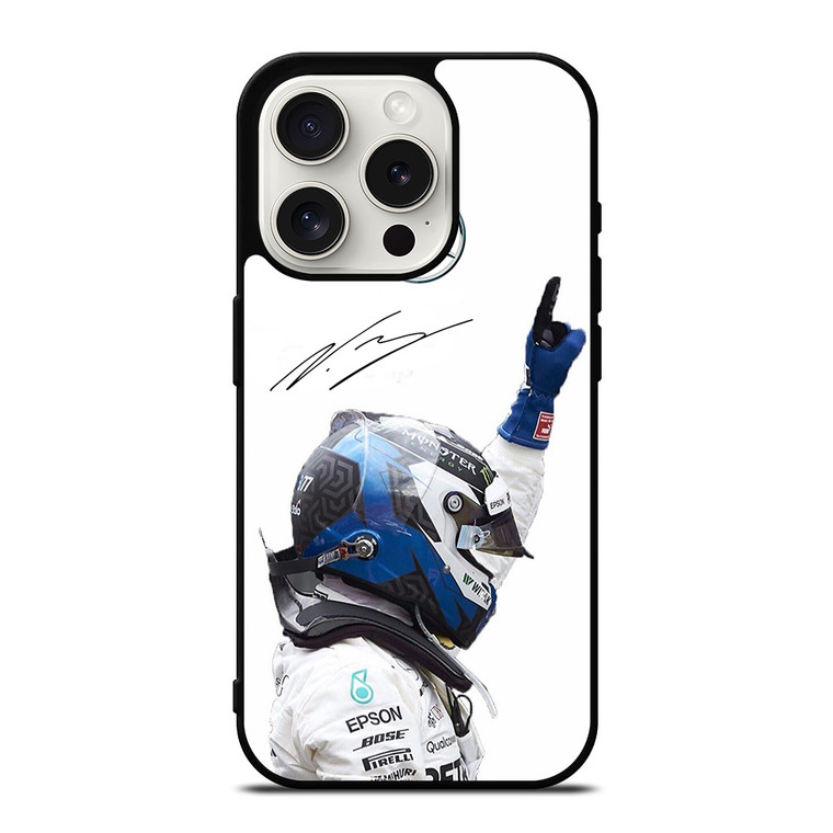MERCEDES F1 VALTTERI BOTTAS SIGNATURE iPhone 15 Pro Case Cover