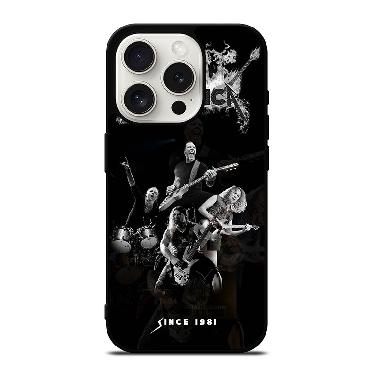 METALLICA ROCK BAND iPhone 15 Pro Case Cover