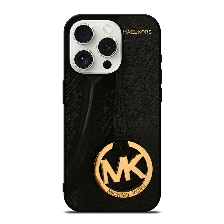 MICHAEL KORS LOGO BLACK iPhone 15 Pro Case Cover