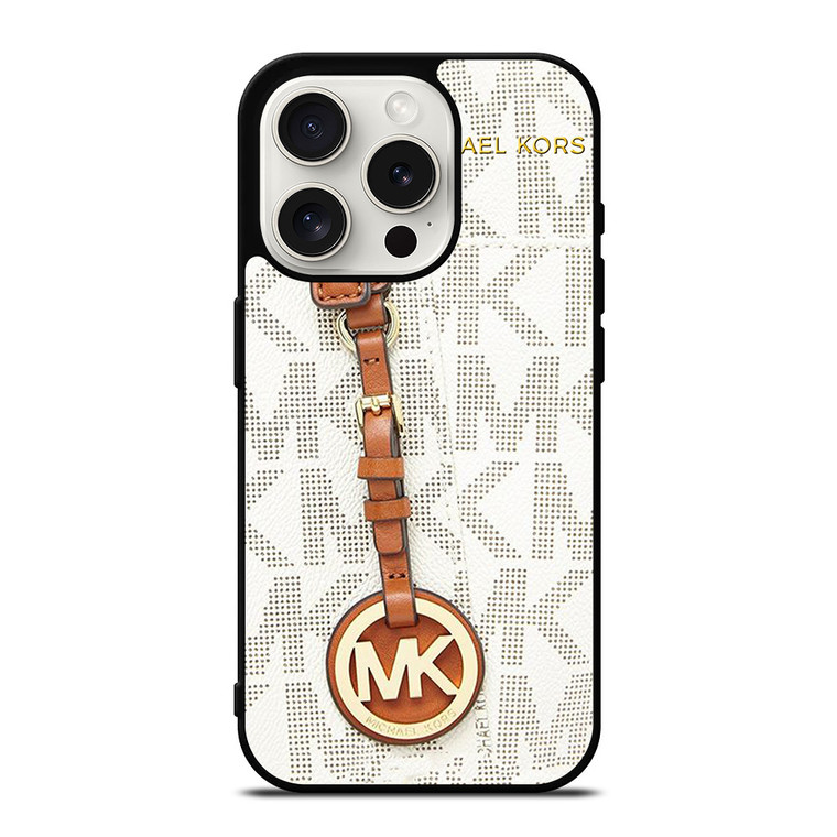MICHAEL KORS MK WHITE 2 iPhone 15 Pro Case Cover