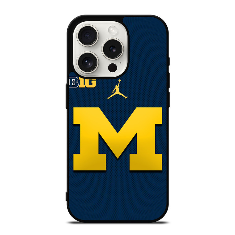 MICHIGAN WOLVERINES JERSEY iPhone 15 Pro Case Cover
