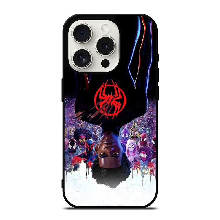 MILES MORALES SPIDERMAN ACROSS SPIDER-VERSE iPhone 15 Pro Case Cover