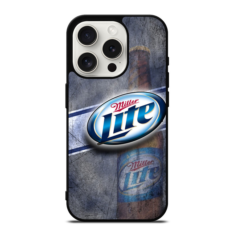 MILLER LITE BEER BOTTLE iPhone 15 Pro Case Cover