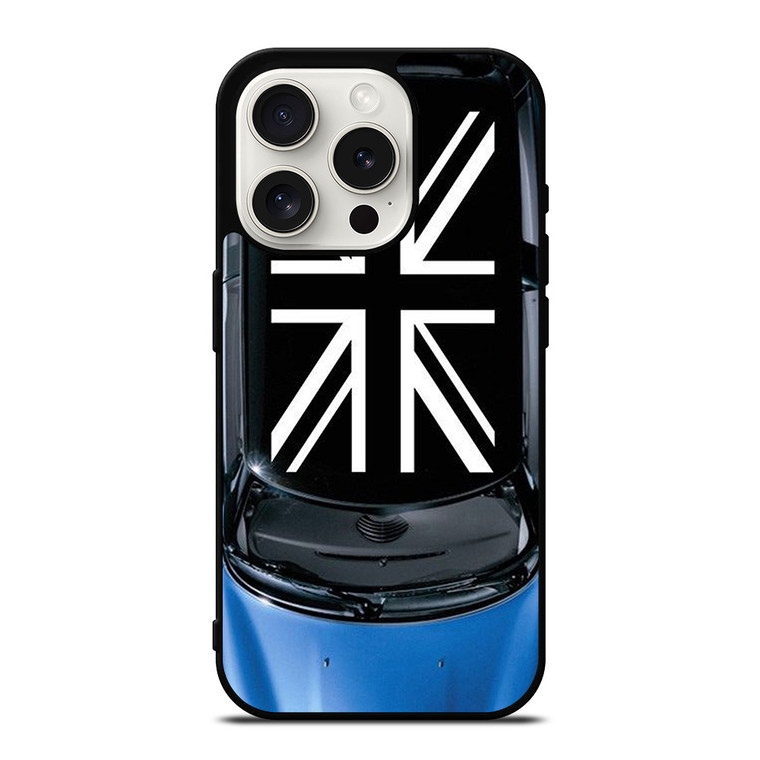 MINI COOPER UNIONS JACK BLUE iPhone 15 Pro Case Cover MINI COOPER UNIONS JACK BLUE iPhone 15 Pro Case Cover