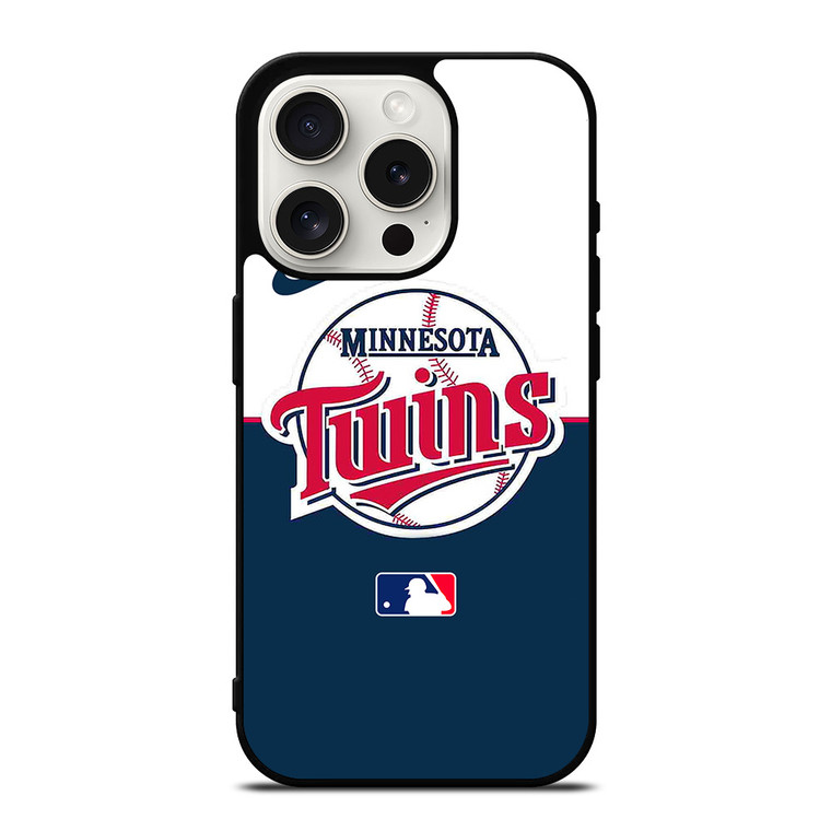 MINNESOTA TWINS MLB LOGO iPhone 15 Pro Case Cover