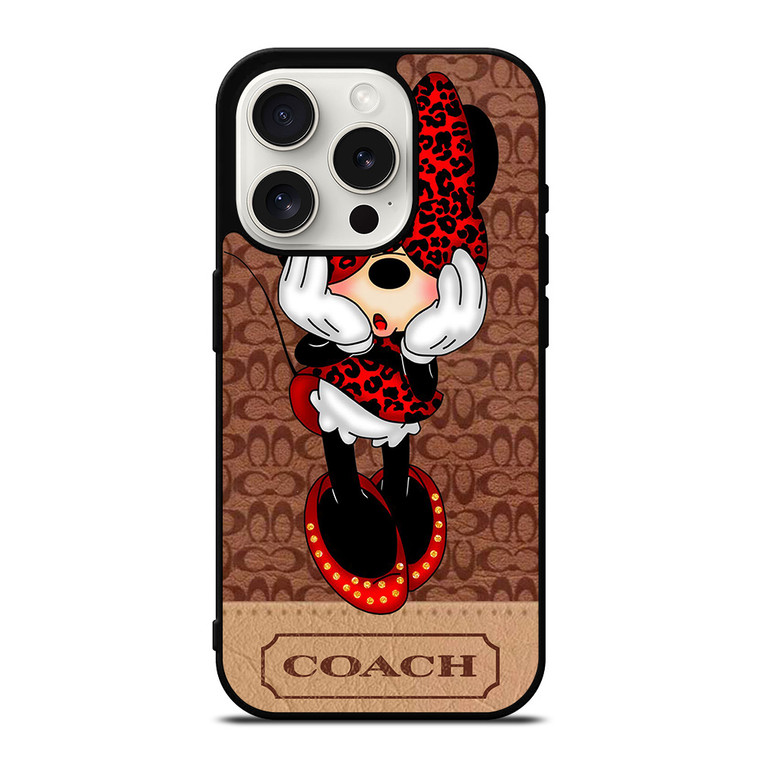 MINNIE MOUSE COACH 2 iPhone 15 Pro Case Cover